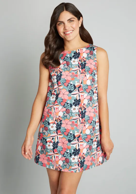 Tropi-Call Me Maybe Shift Dress sold by Modcloth