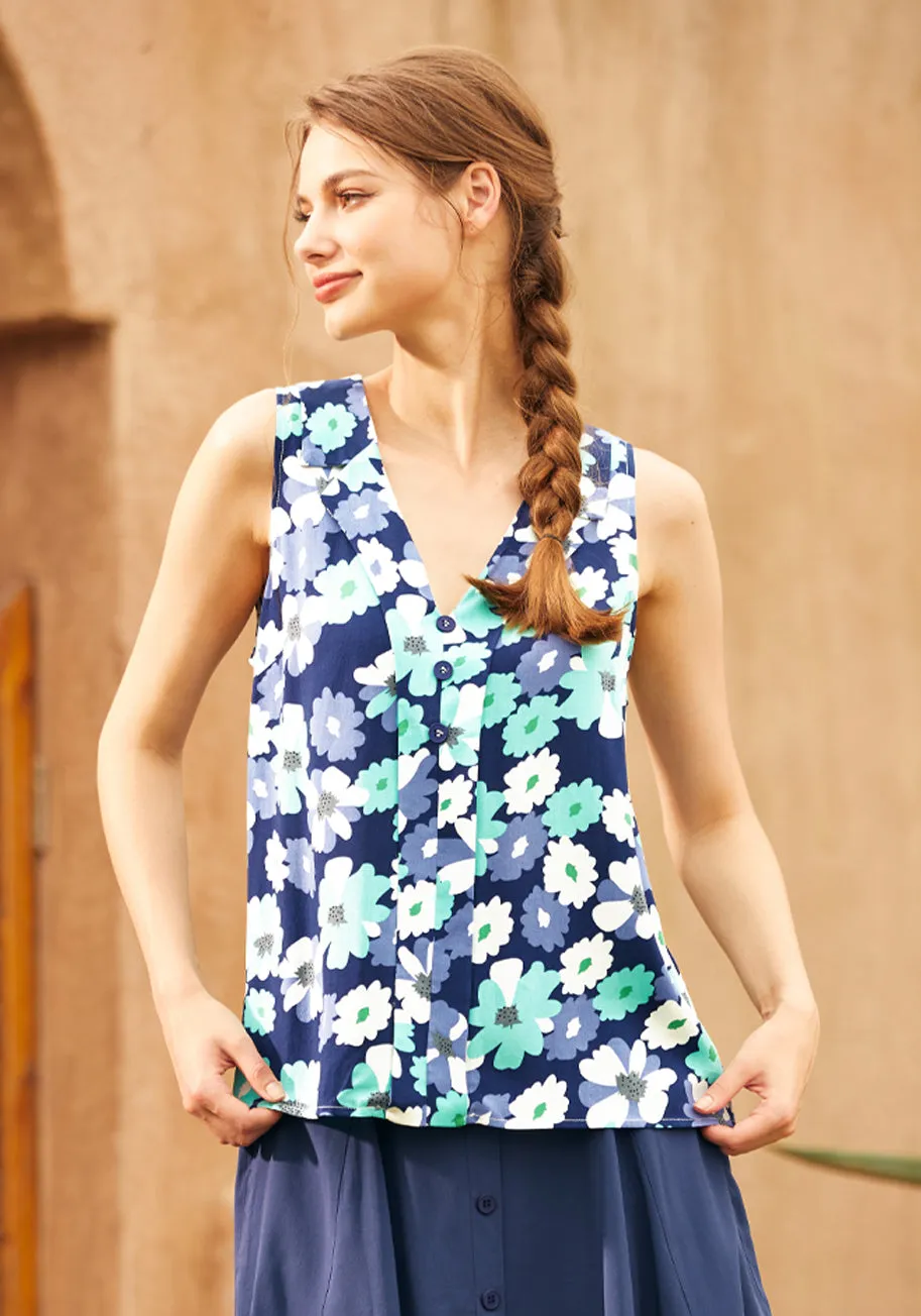 Unrivaled Enjoyment Sleeveless Top sold by Modcloth