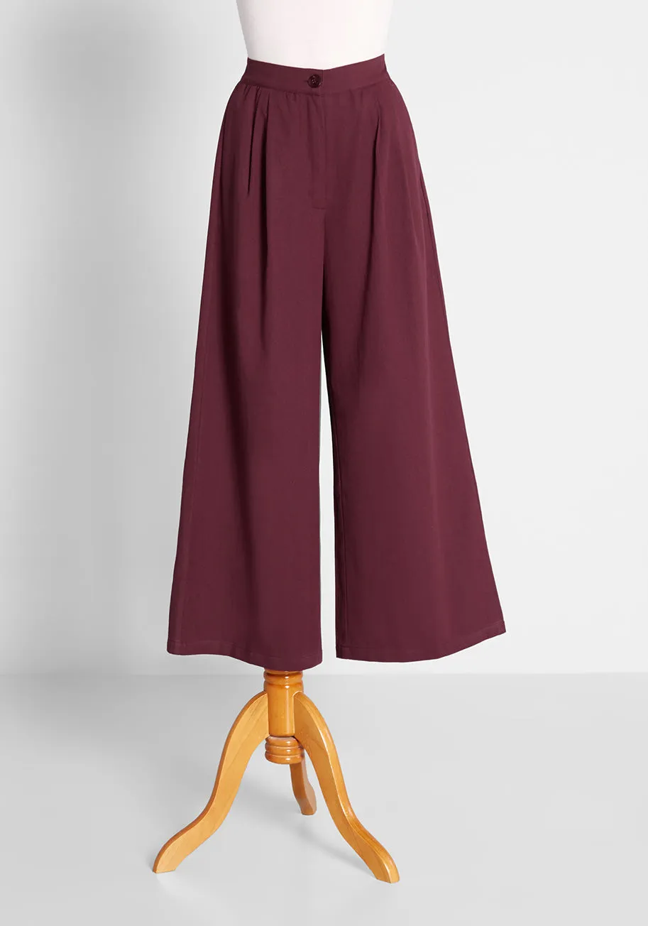 Making Broad Advances Wide-Leg Pants sold by Modcloth
