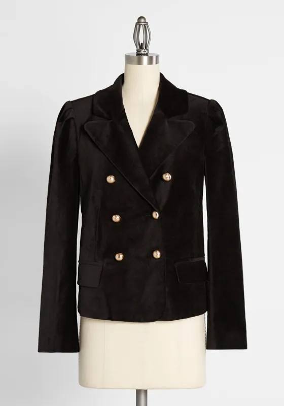 Cheers To The New Year Blazer sold by Modcloth