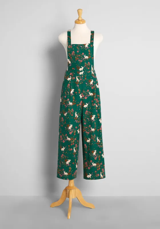 ModCloth x Princess Highway Bunny Harvest Overalls sold by Modcloth