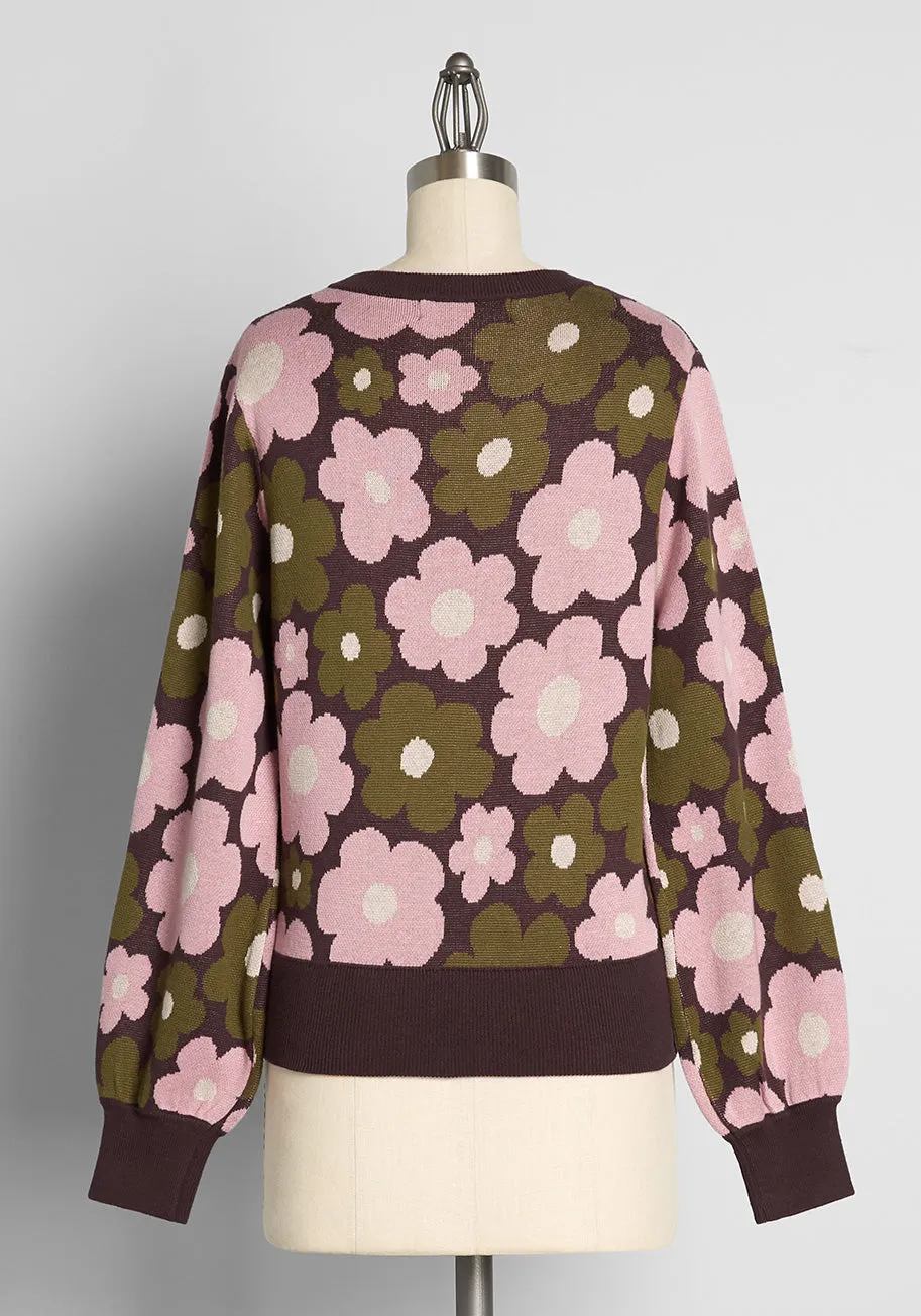 ModCloth x Princess Highway A Beautiful Bundle Graphic Sweater sold by Modcloth product image thumbnail 2