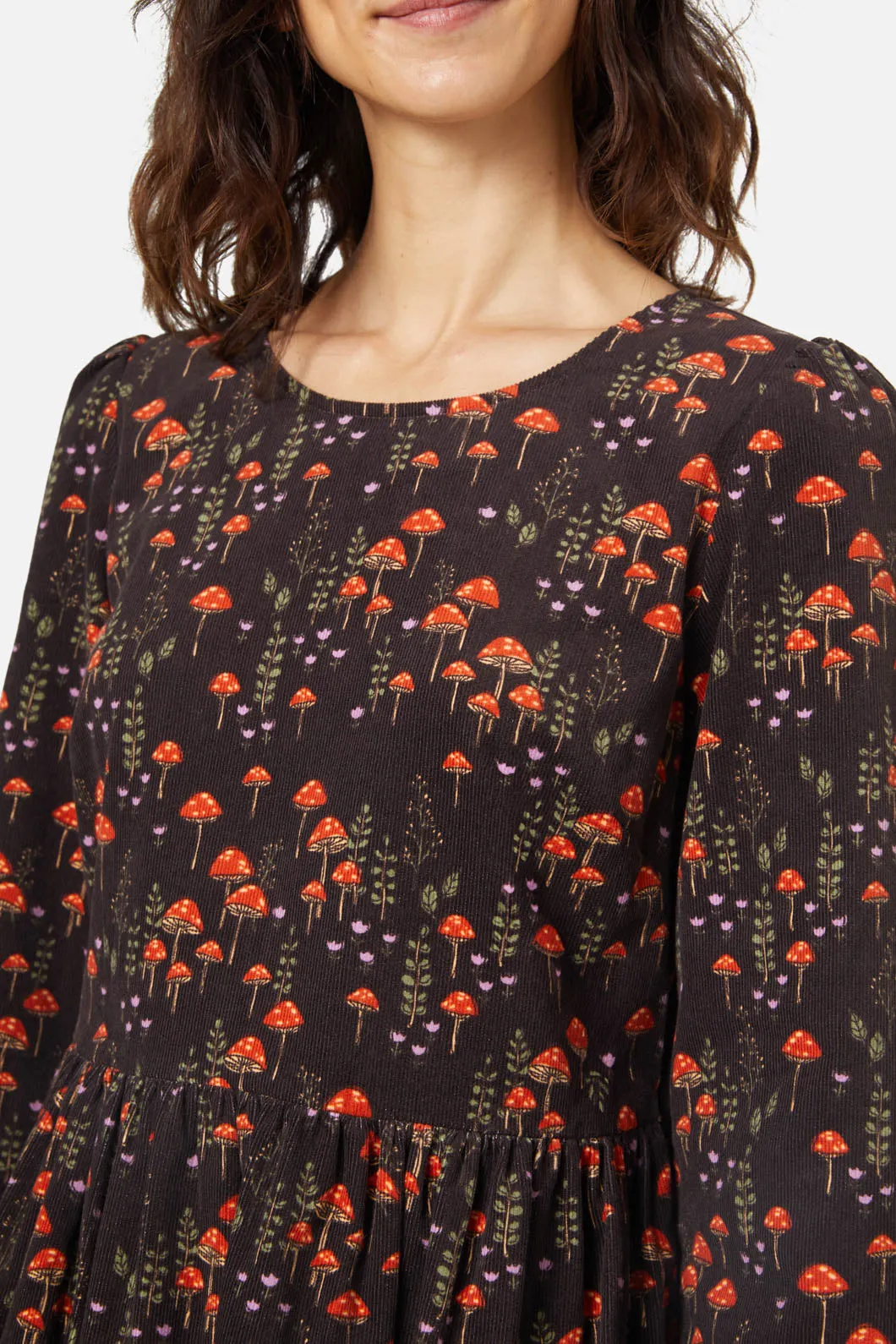 Mushrooms Sleeved Dress sold by Modcloth product image thumbnail 5