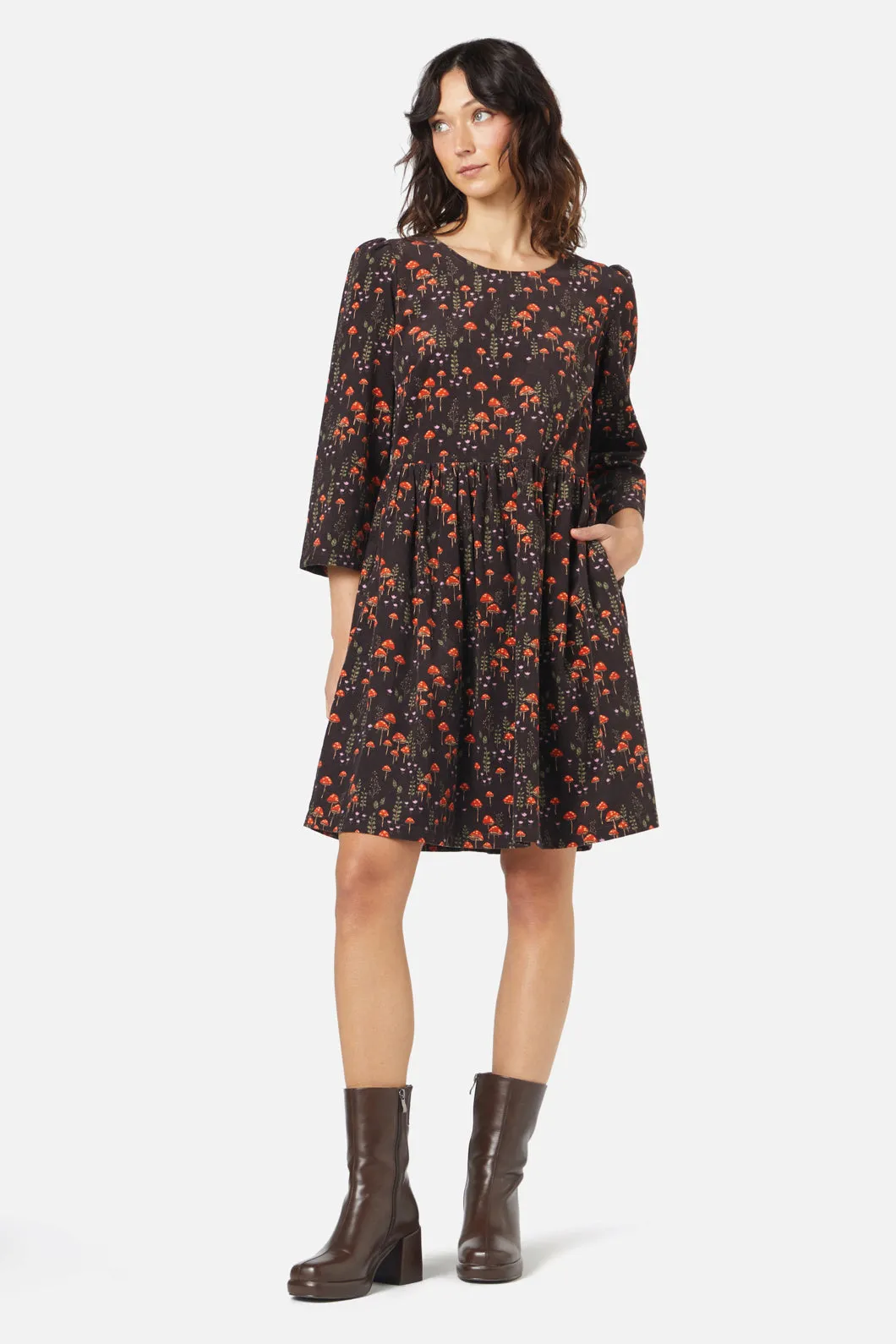 Mushrooms Sleeved Dress sold by Modcloth product image thumbnail 2
