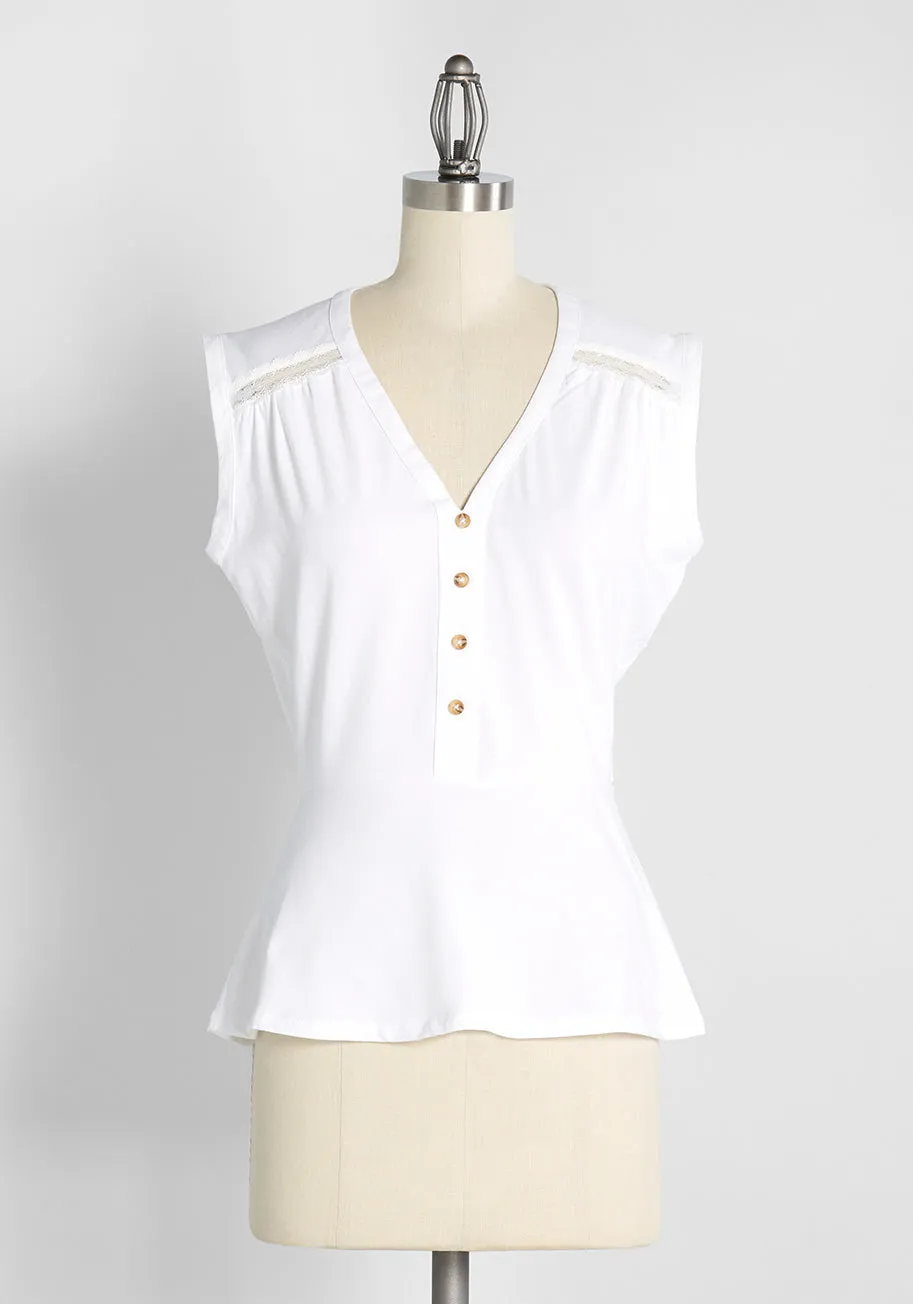 Peace and Printemps Top sold by Modcloth