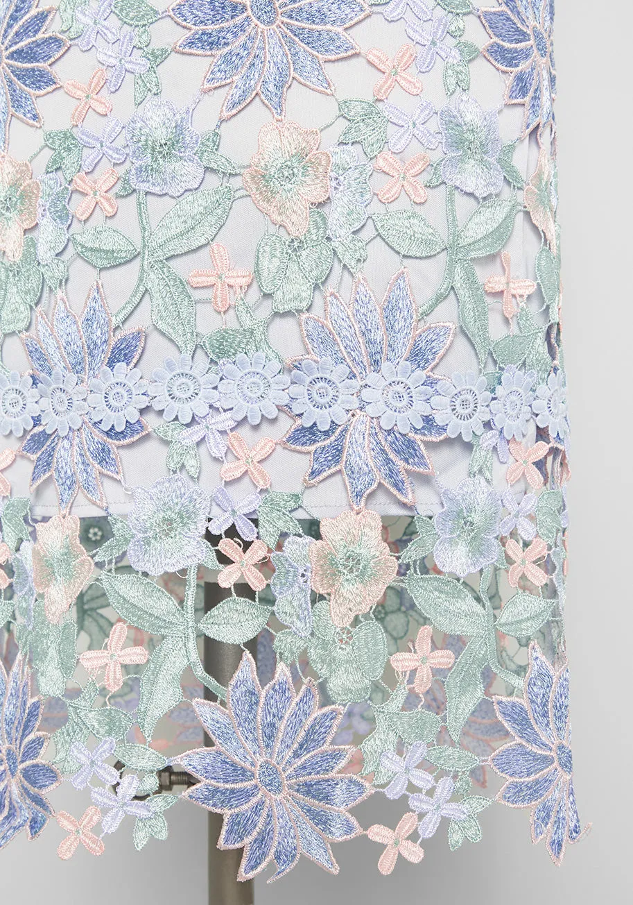 Blooming in Summer Love and Lace Midi Dress sold by Modcloth product image thumbnail 3