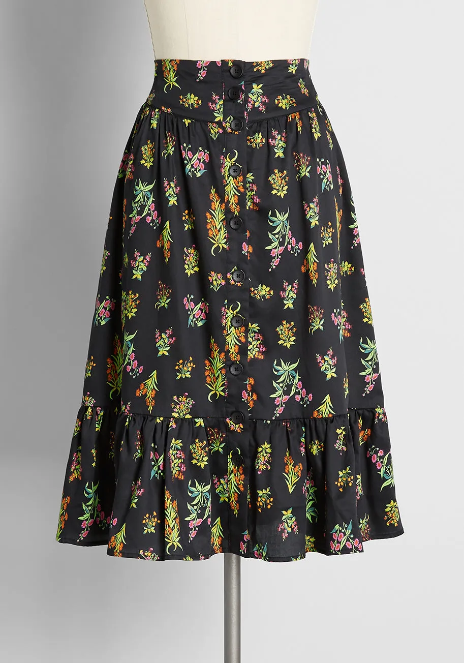 Some-bud-y to Love Midi Skirt sold by Modcloth