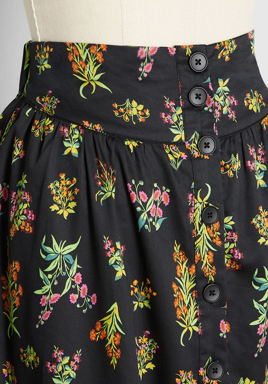 Some-bud-y to Love Midi Skirt sold by Modcloth product image thumbnail 3