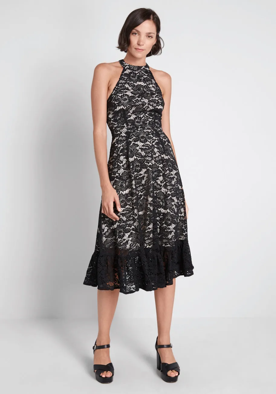 A Night Like This Halter Dress sold by Modcloth