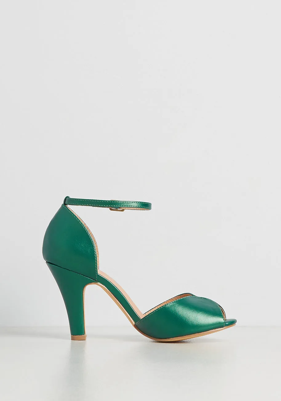 Fine Dining Peep Toe Heel sold by Modcloth product image thumbnail 3
