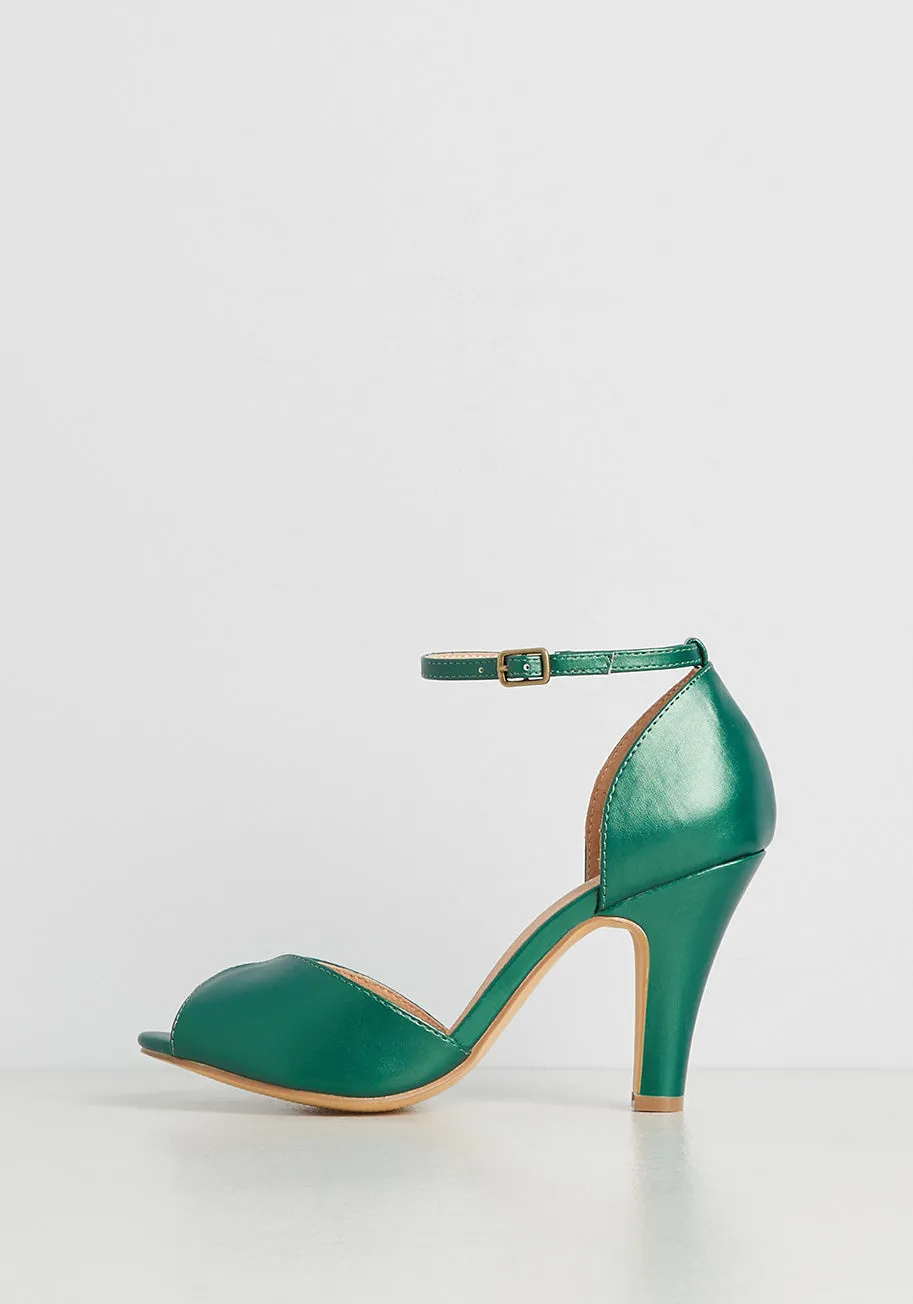 Fine Dining Peep Toe Heel sold by Modcloth product image thumbnail 2
