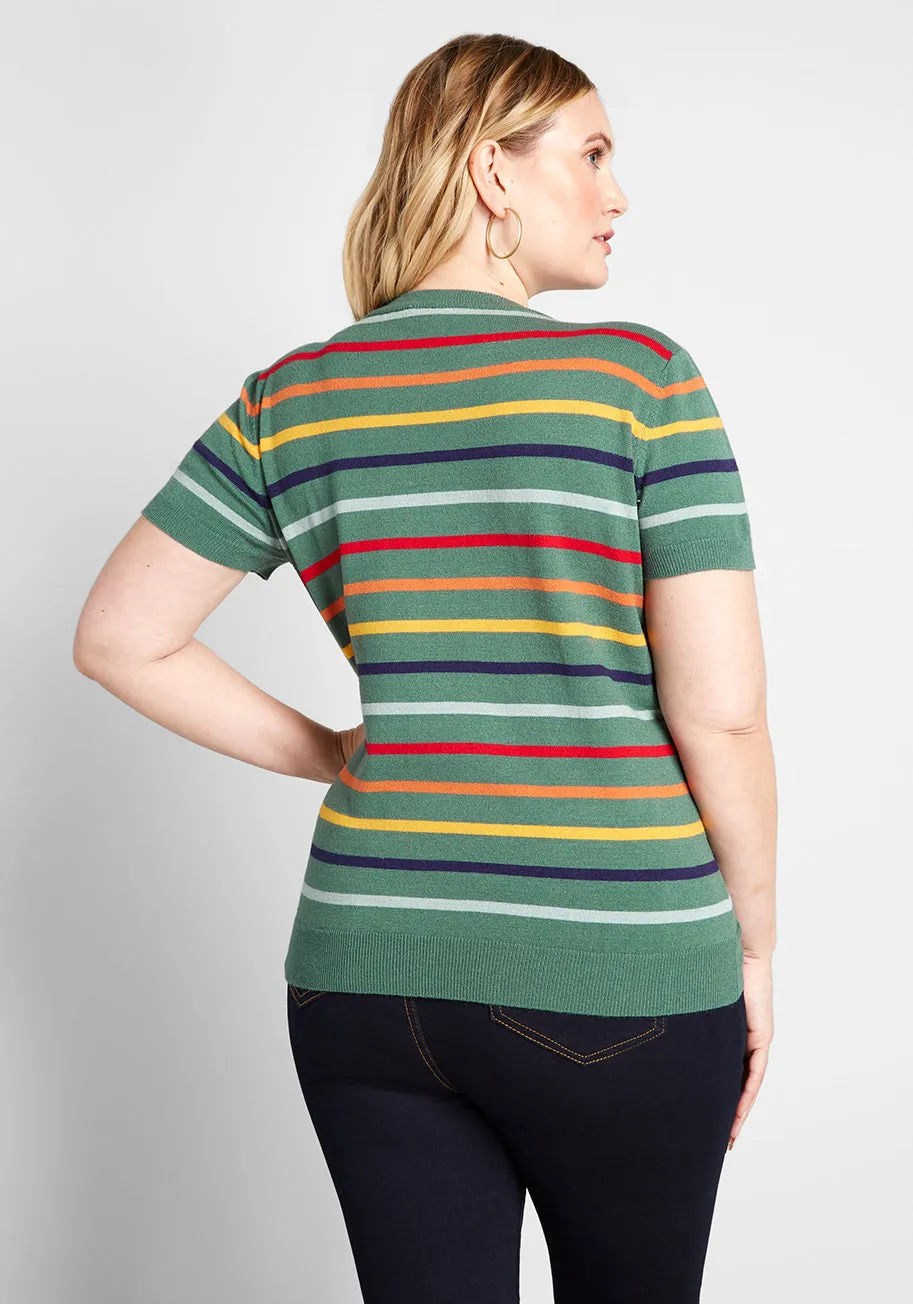 Charter School Short Sleeve Sweater sold by Modcloth product image thumbnail 2