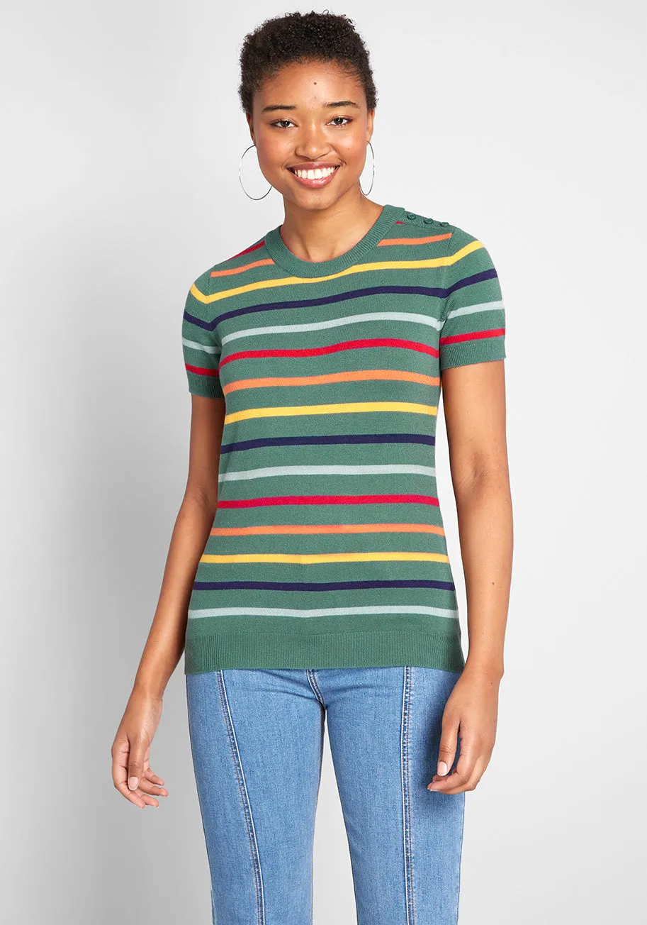 Charter School Short Sleeve Sweater sold by Modcloth product image thumbnail 3