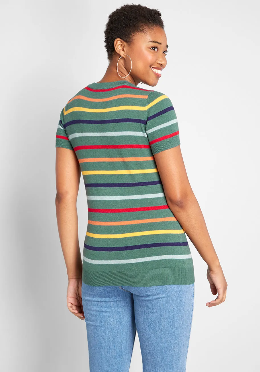 Charter School Short Sleeve Sweater sold by Modcloth product image thumbnail 4