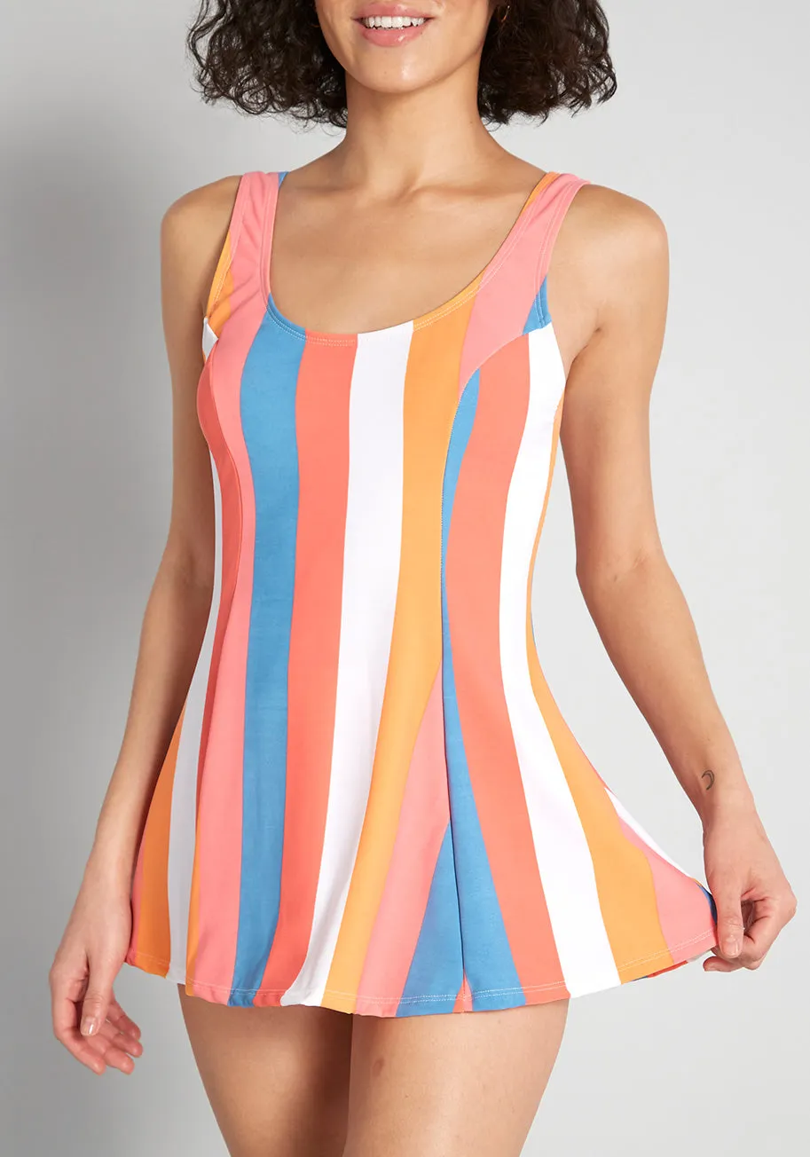 The Babette Swim Dress sold by Modcloth product image thumbnail 4