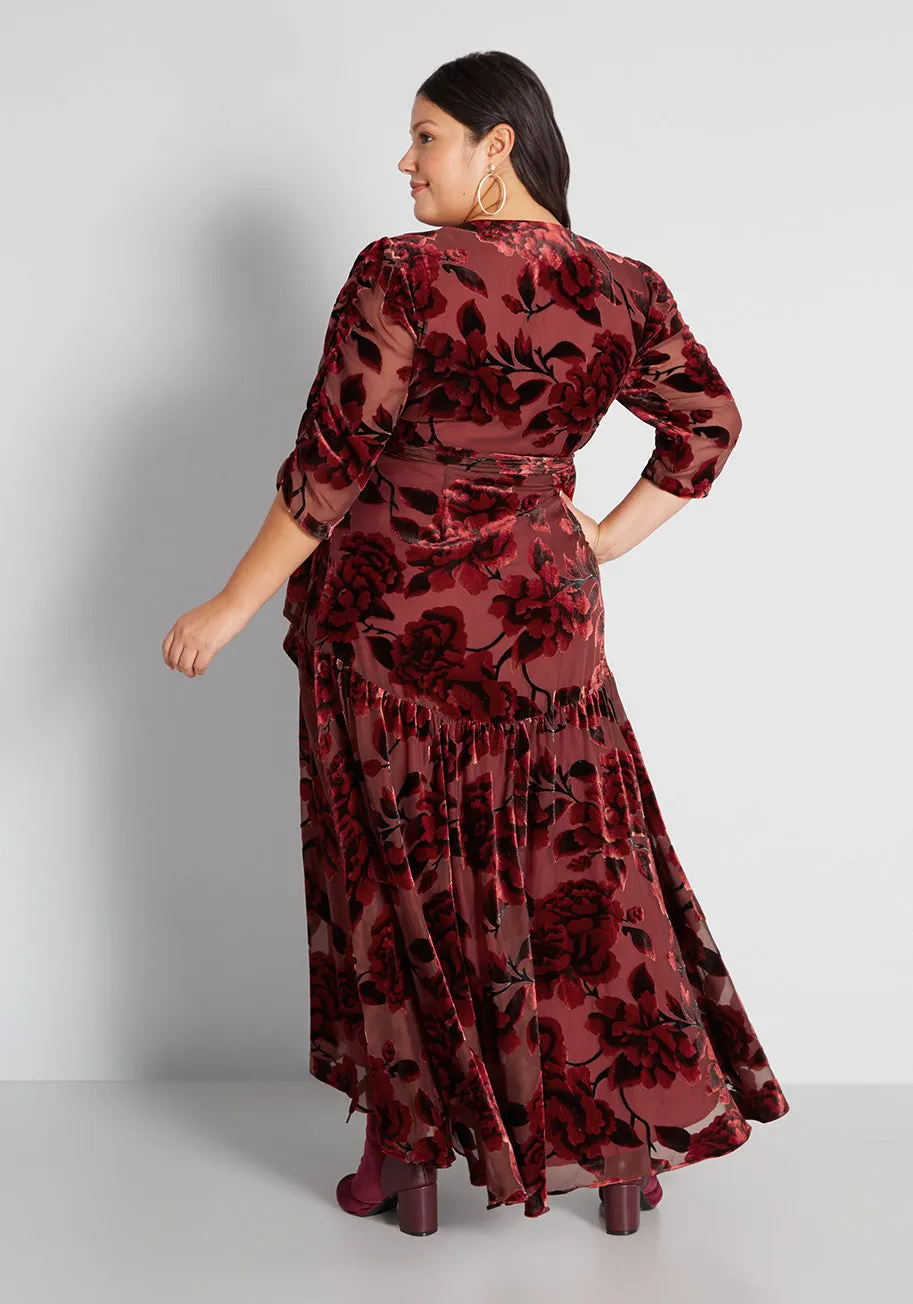 Tickets For Two Velvet Maxi Dress sold by Modcloth product image thumbnail 2