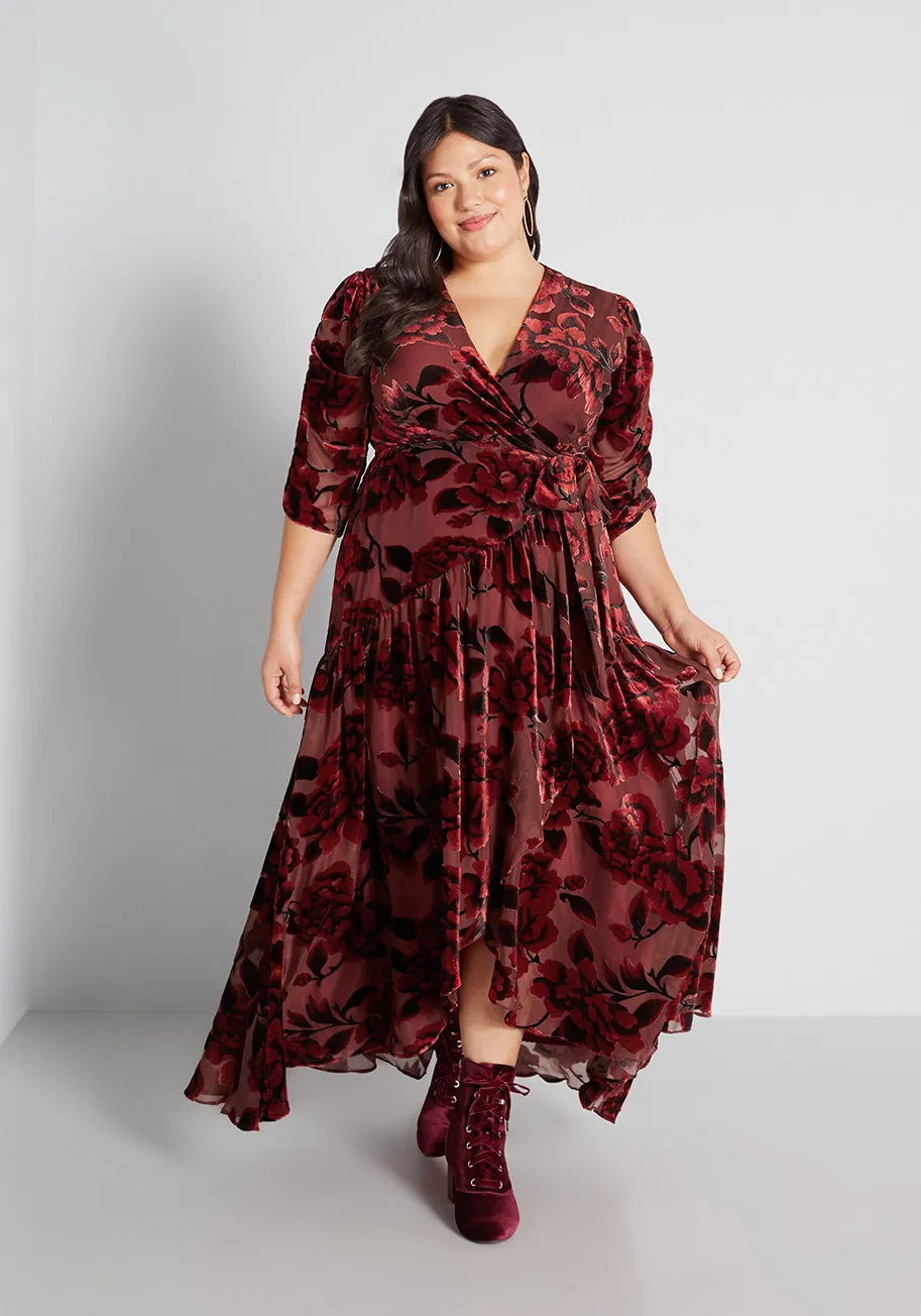 Tickets For Two Velvet Maxi Dress sold by Modcloth product image thumbnail 3