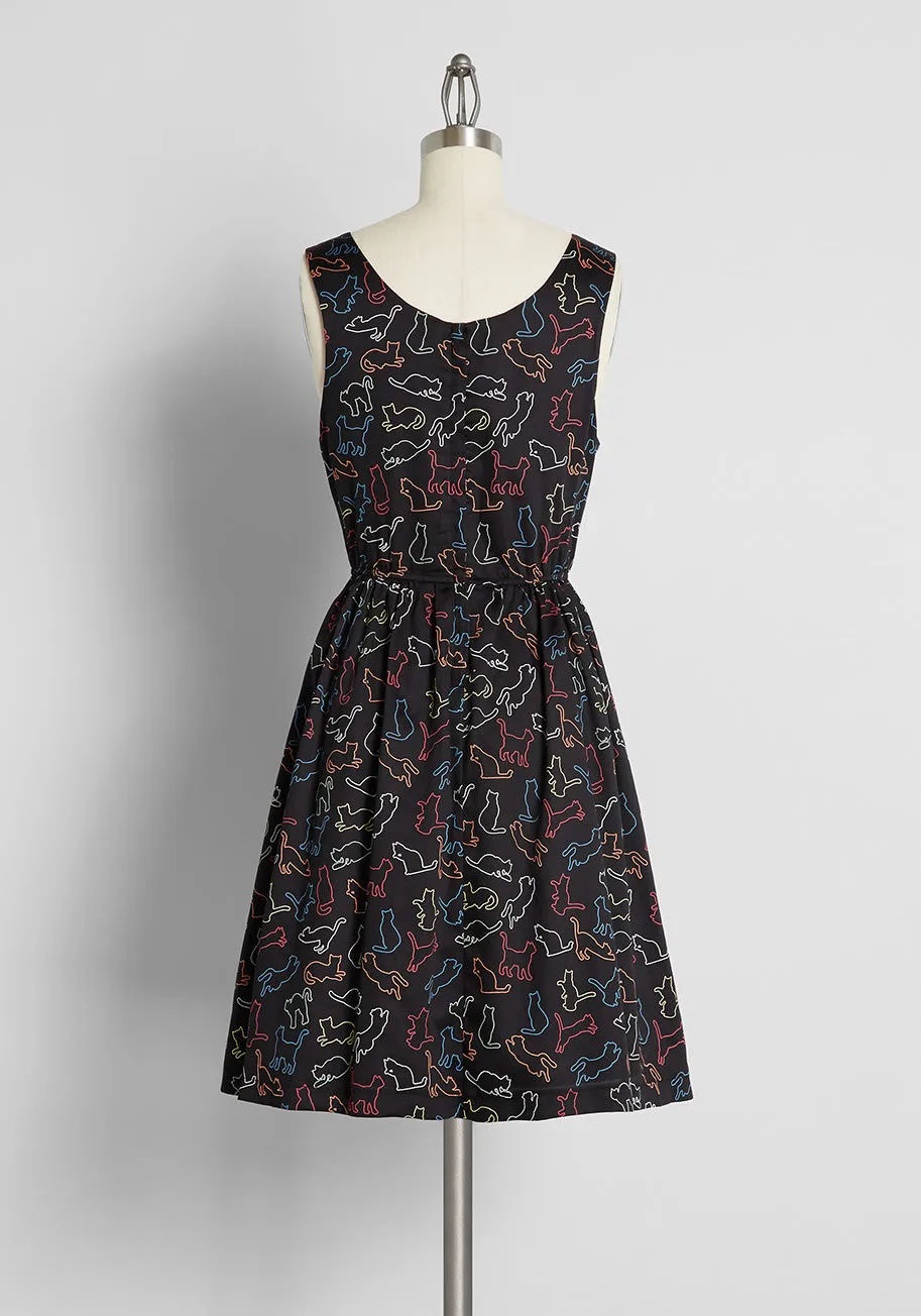 Optimistic Effect Sleeveless Dress sold by Modcloth product image thumbnail 2