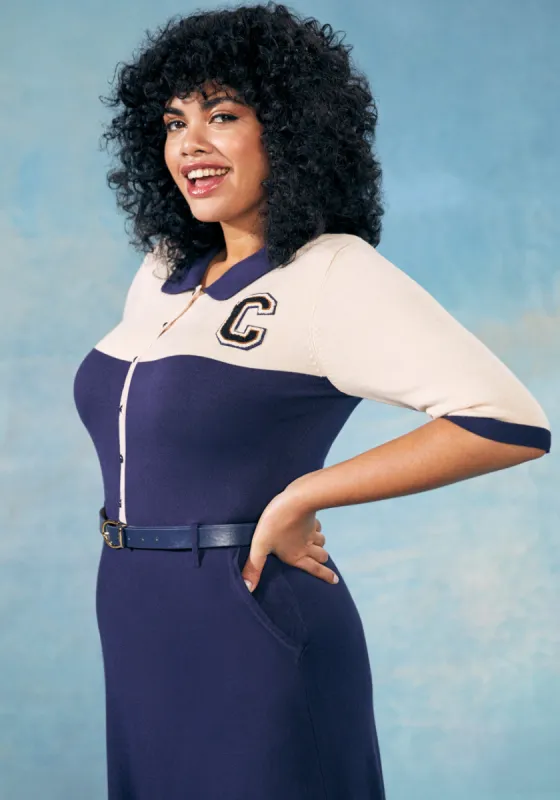 Classically Collegiate A-Line Dress sold by Modcloth