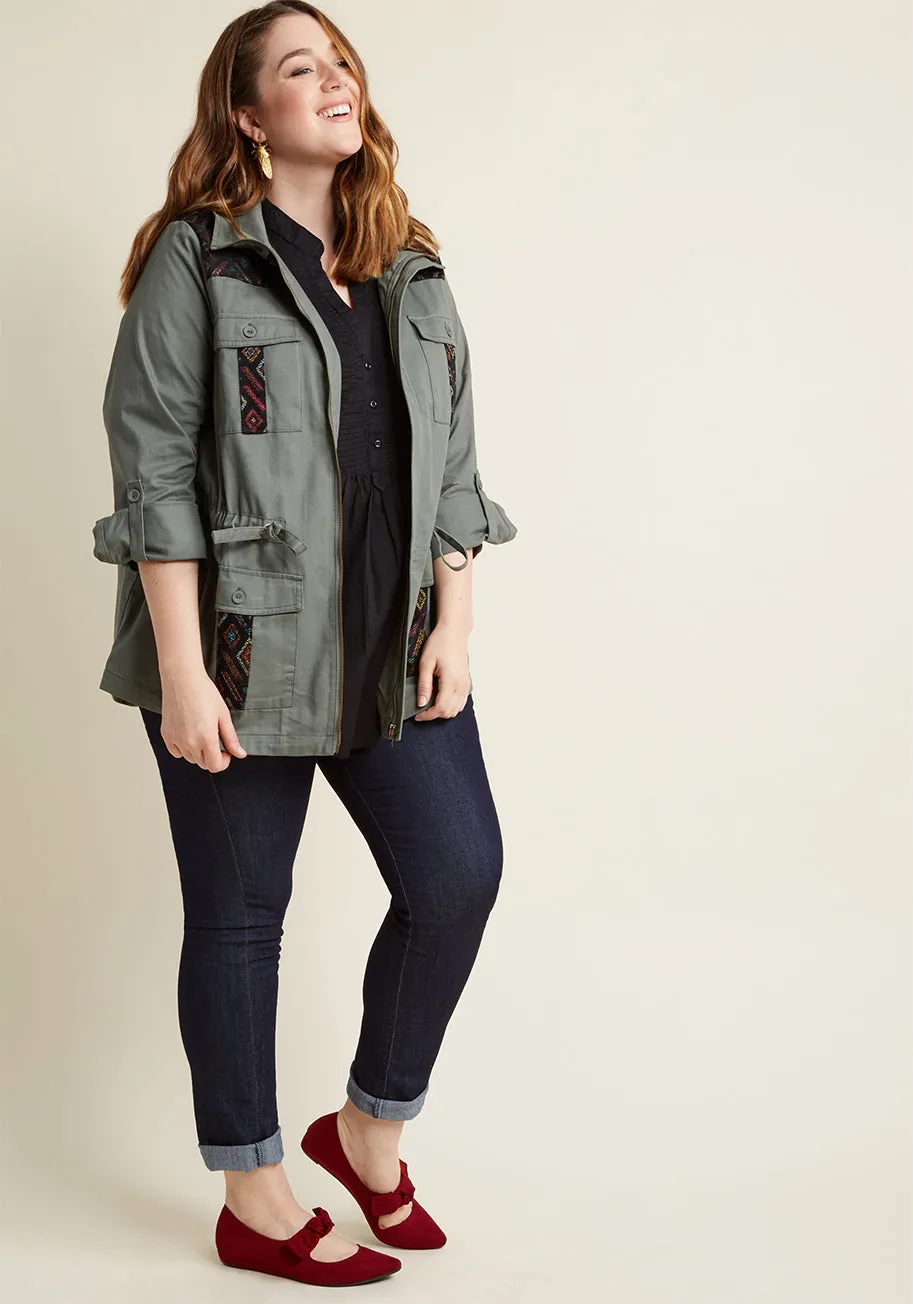 Keep a Woven Mind Jacket sold by Modcloth product image thumbnail 5