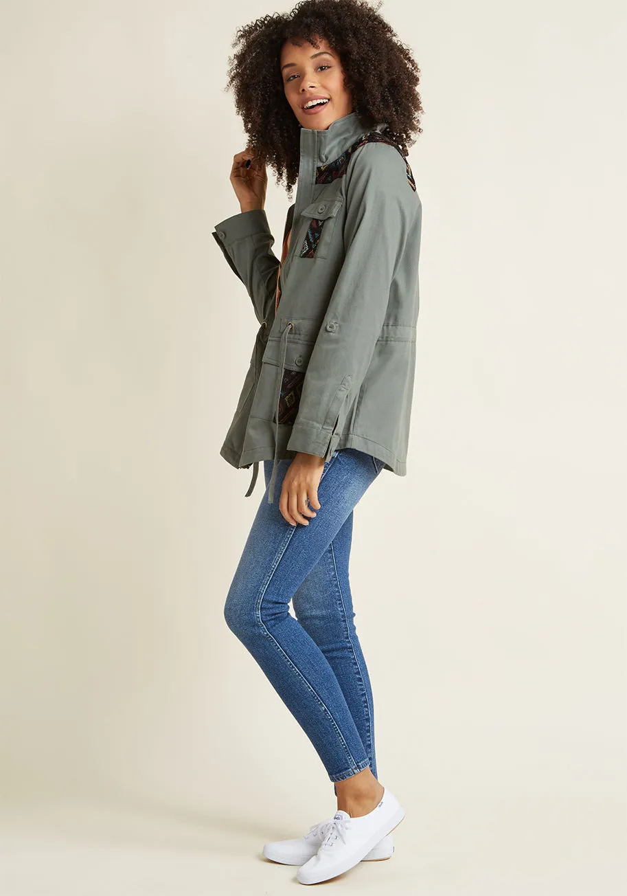 Keep a Woven Mind Jacket sold by Modcloth product image thumbnail 3