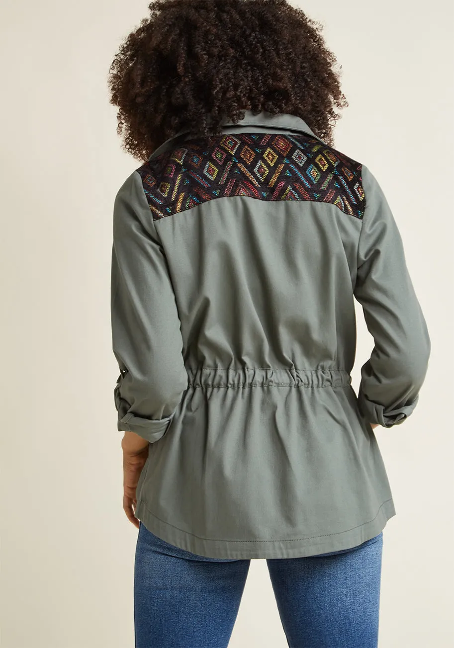 Keep a Woven Mind Jacket sold by Modcloth product image thumbnail 2