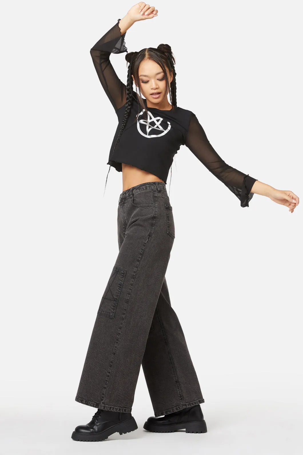 The Astral Wide Leg Jeans sold by Modcloth product image thumbnail 3