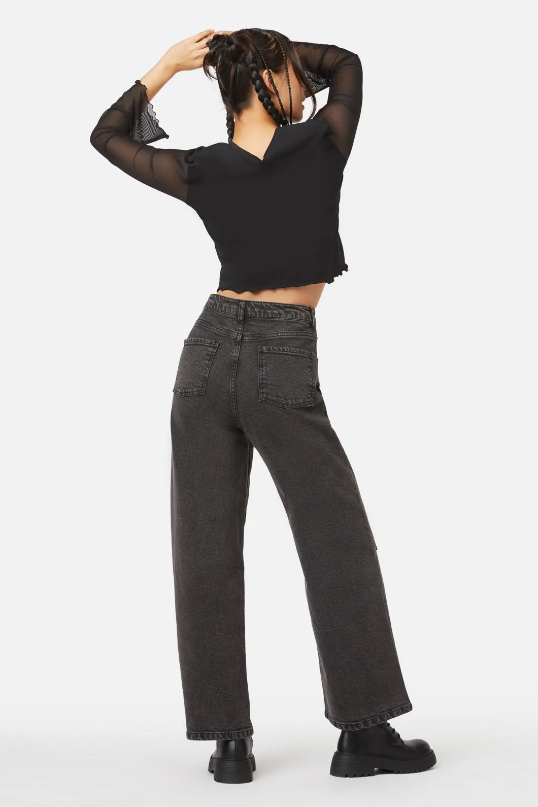 The Astral Wide Leg Jeans sold by Modcloth product image thumbnail 4