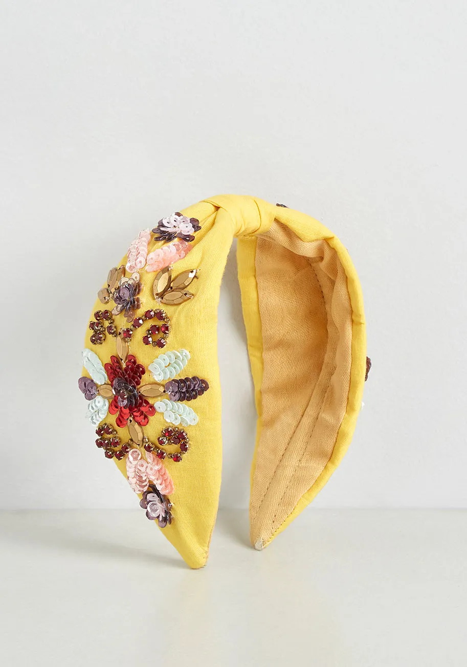 Bejeweled Gardens Headband sold by Modcloth