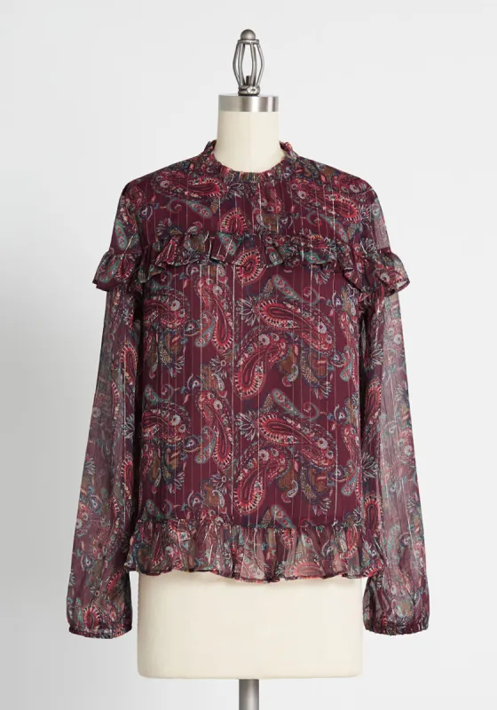 Affinity for Finery Top made by Modcloth