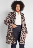 City Savvy Leopard Coat sold by Modcloth