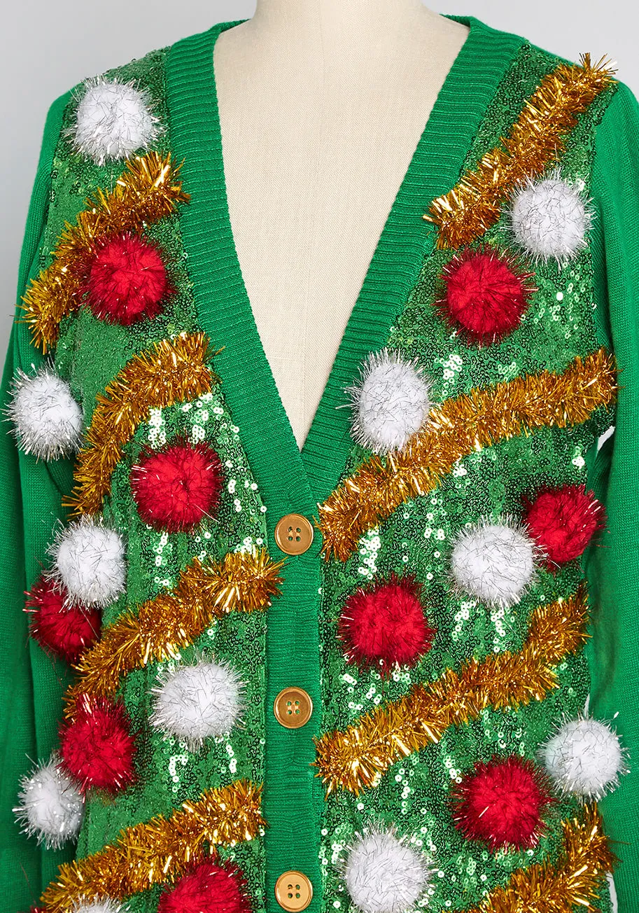 Cutest Ugly Christmas Cardigan sold by Modcloth product image thumbnail 3