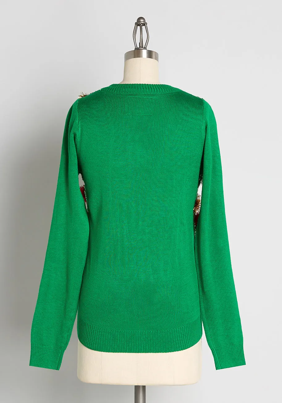 Cutest Ugly Christmas Cardigan sold by Modcloth product image thumbnail 2