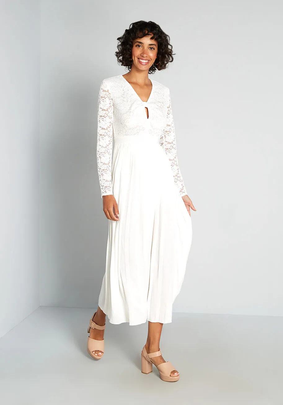 Lacing Down the Aisle Maxi Dress sold by Modcloth product image thumbnail 3