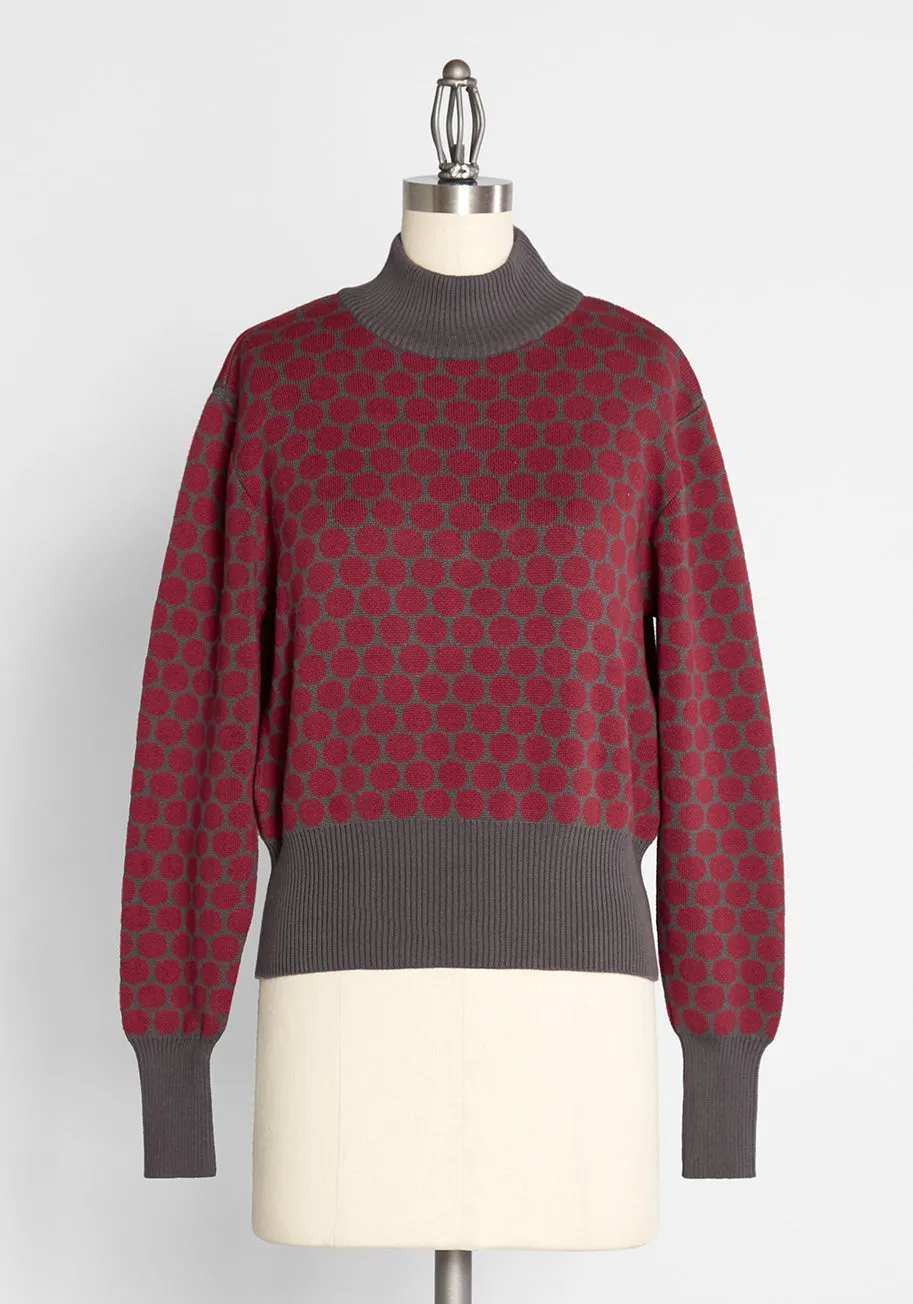 Spherical Miracle Sweater sold by Modcloth