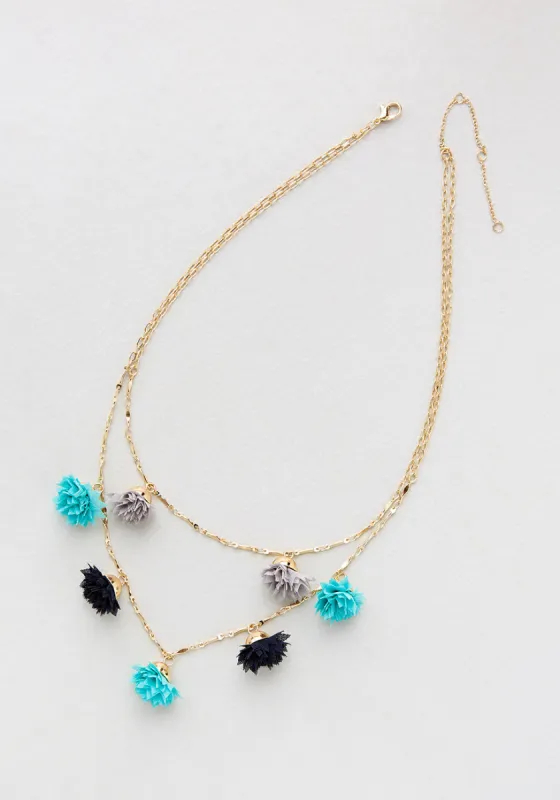 Frazzle of Flowers Layered Necklace sold by Modcloth