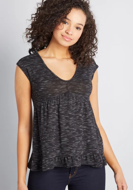 Superbly Swingy Knit Top sold by Modcloth