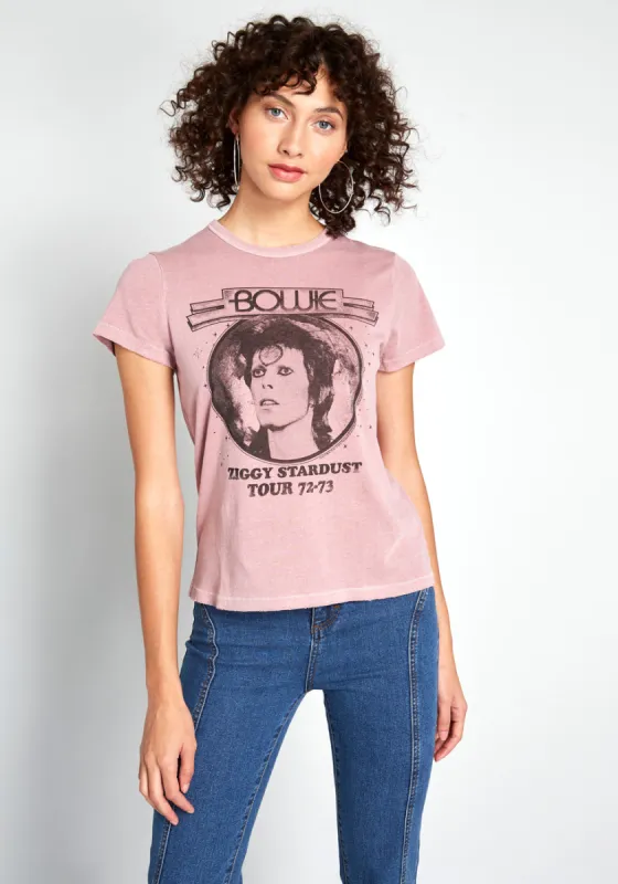Ziggy Stardust Bowie Graphic Tee sold by Modcloth
