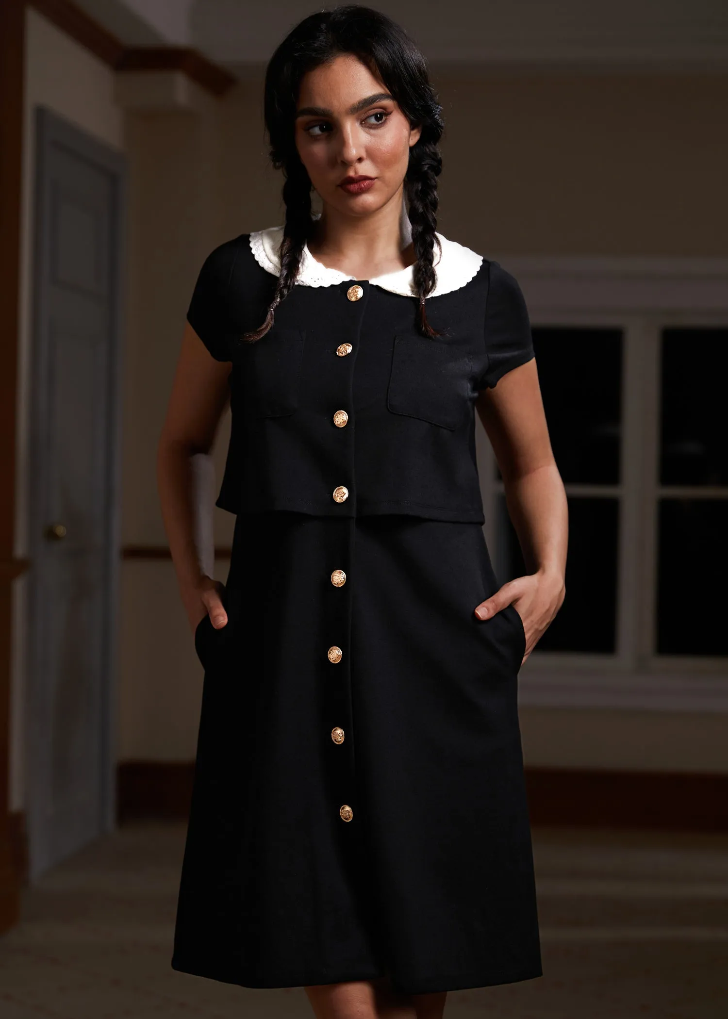 Falling for the Fall Equinox Collared Dress sold by Modcloth product image thumbnail 2