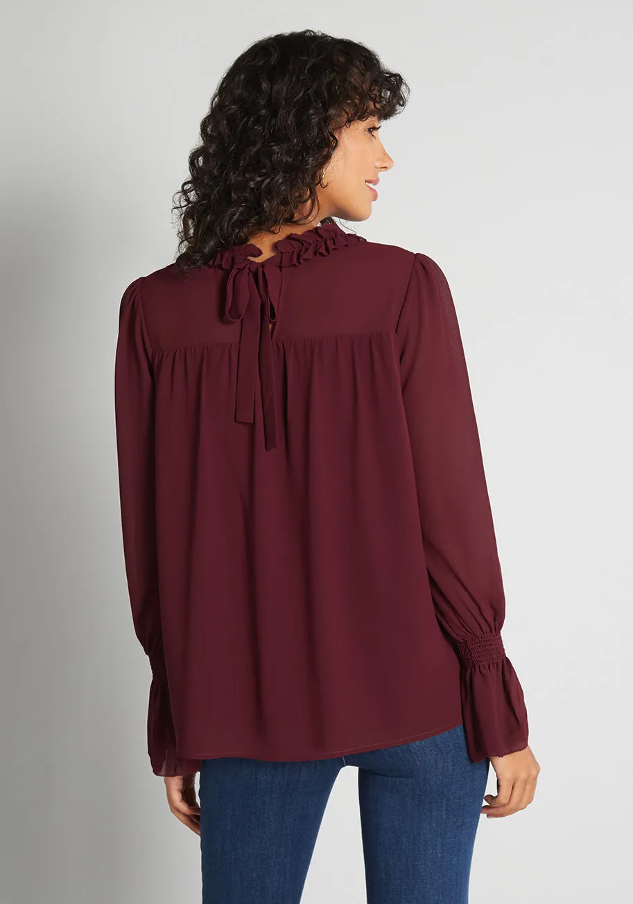 Ruffles and Flows Blouse sold by Modcloth product image thumbnail 2