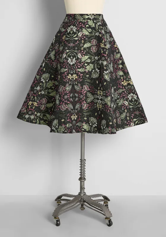 Nouveau In Nature A-Line Skirt sold by Modcloth