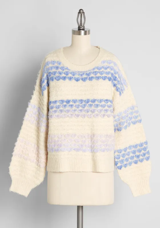 Fading Into The Horizon Pullover Sweater sold by Modcloth