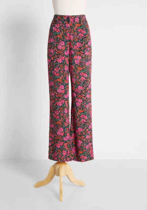 View From the Terrace Wide-Leg Pants sold by Modcloth