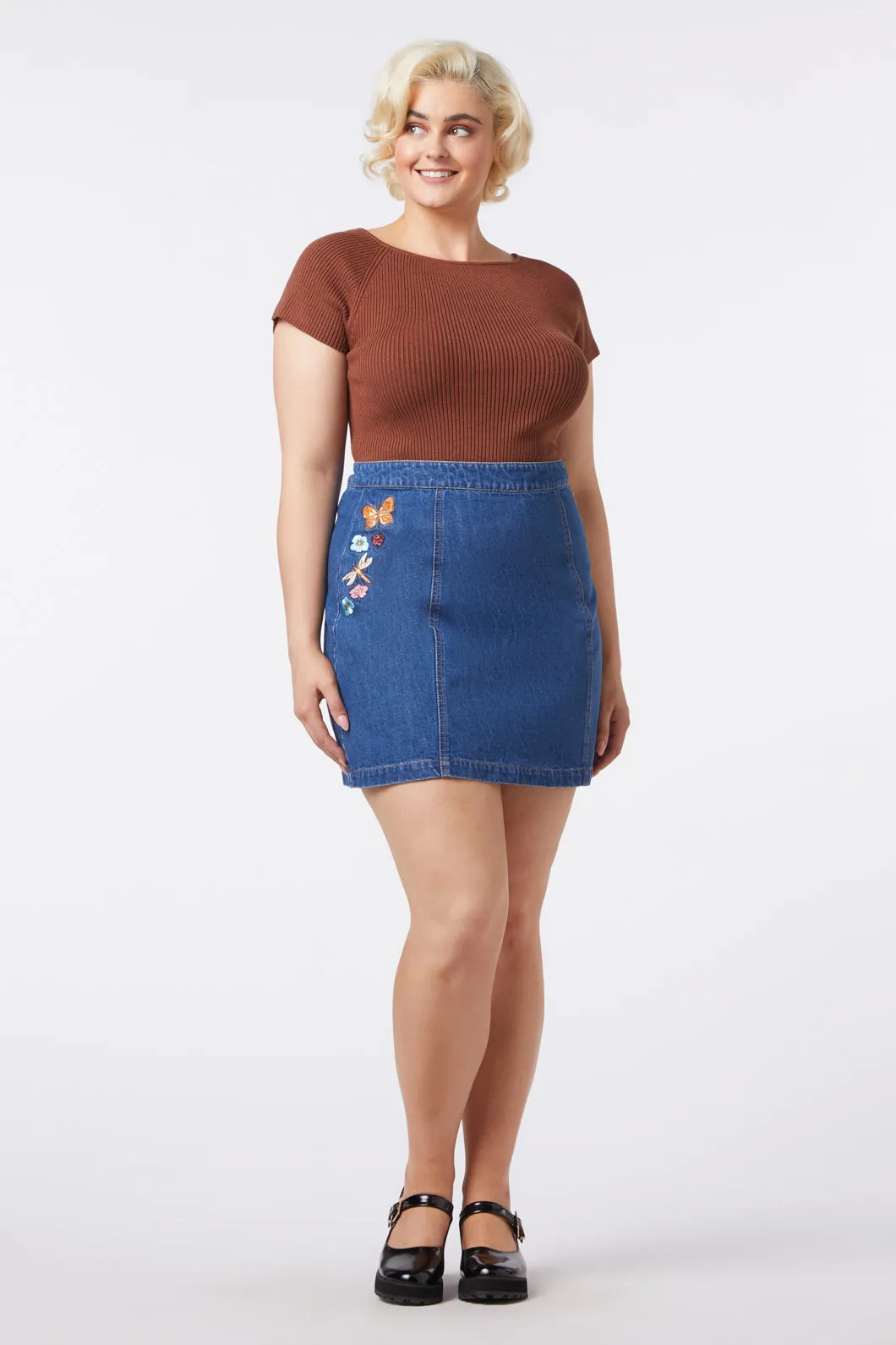 Flora Embroidered Skirt sold by Modcloth product image thumbnail 2