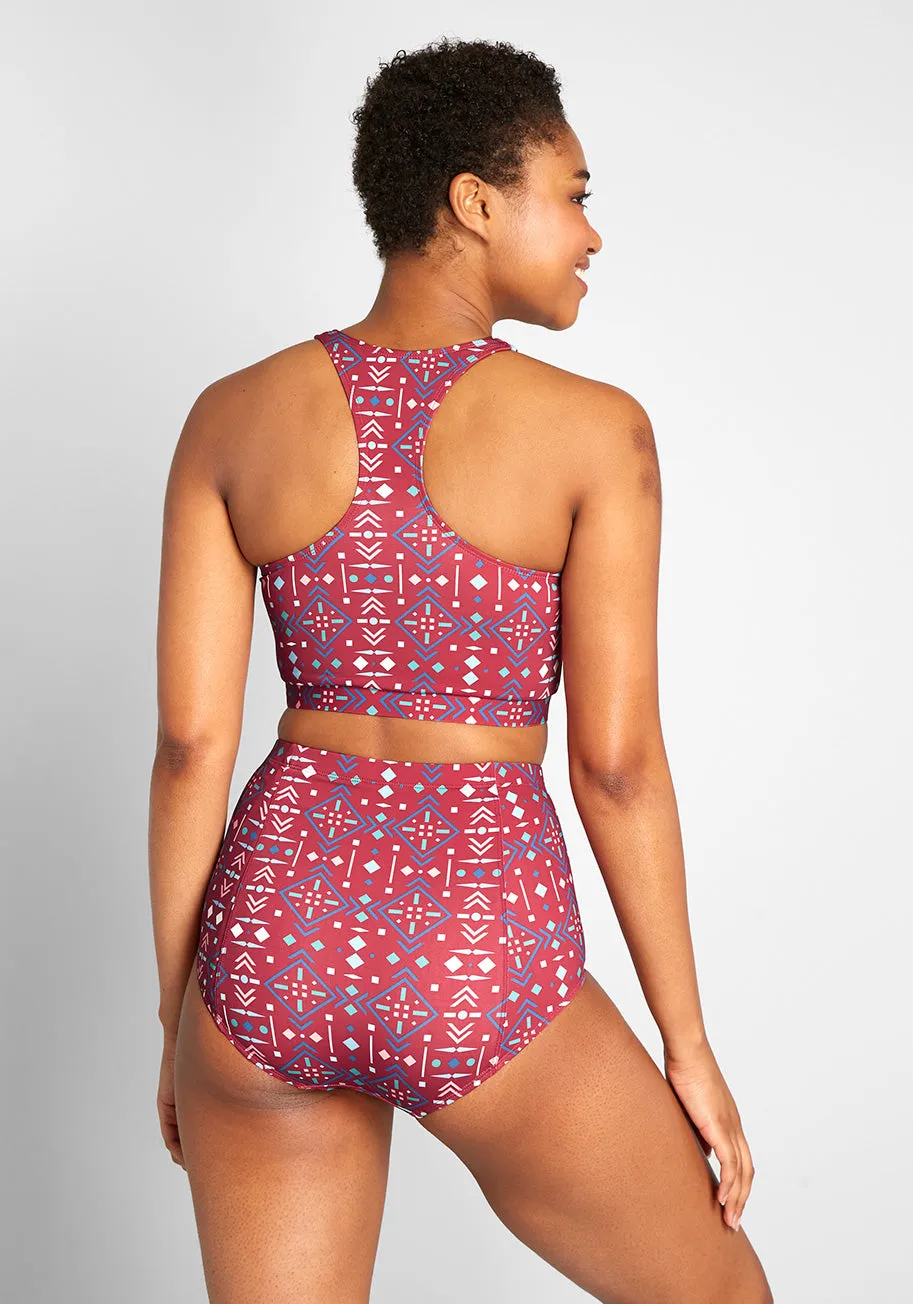 The Jessica High-Waisted Bikini Bottom sold by Modcloth product image thumbnail 2