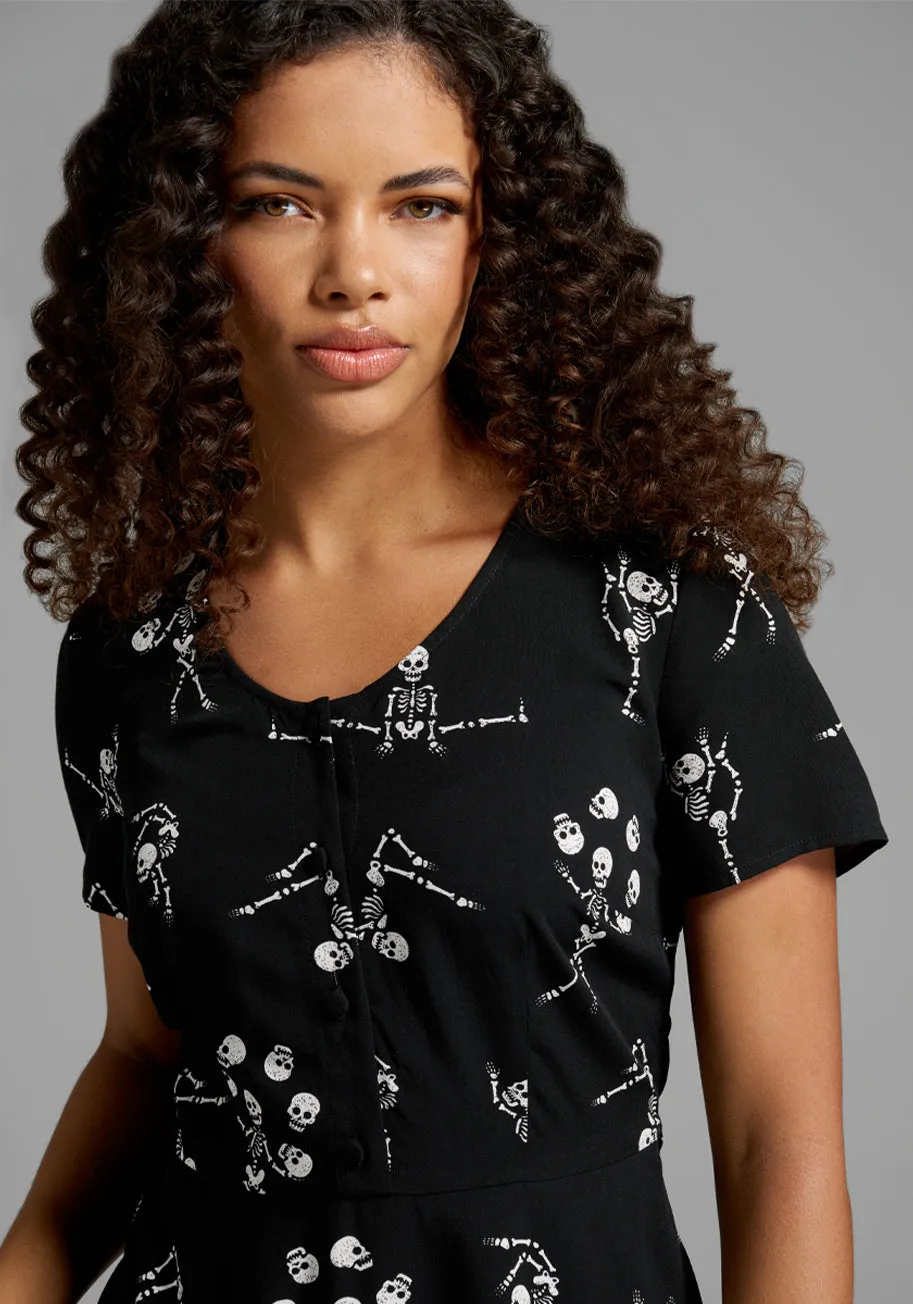 Acrobatic Apparitions A-Line Dress sold by Modcloth product image thumbnail 3