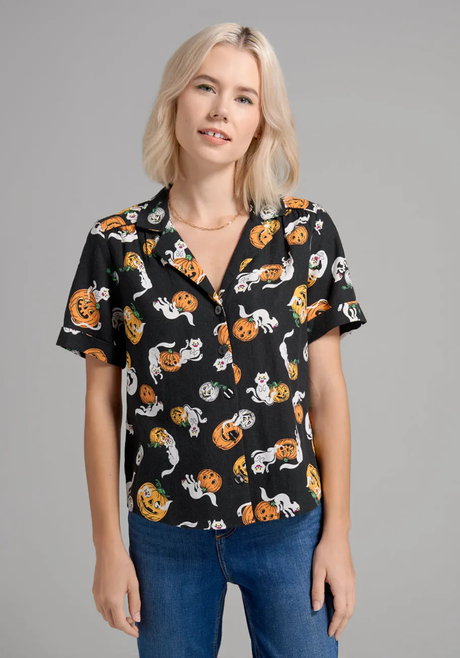 Call It A Classic Camp Collar Shirt sold by Modcloth