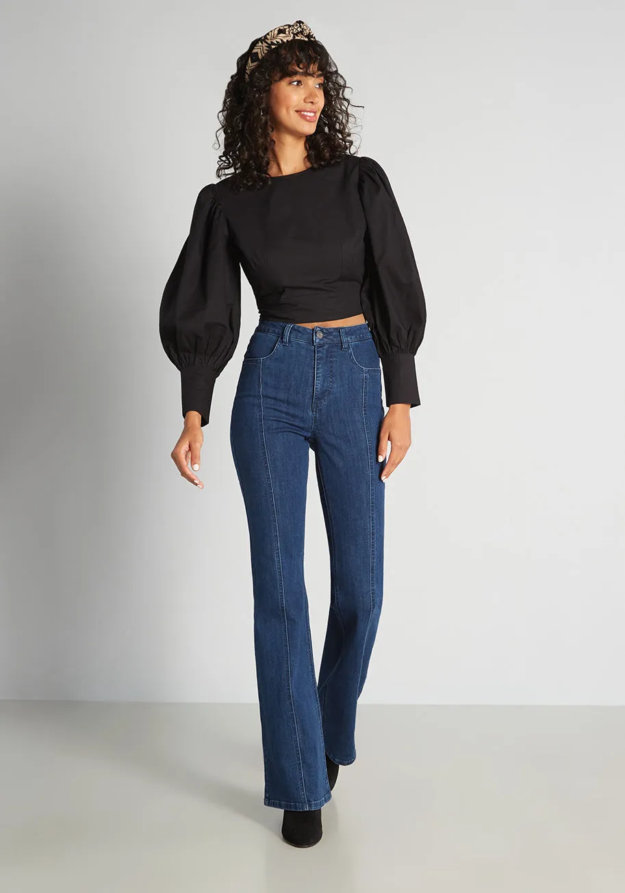 Such a Doll Cropped Blouse sold by Modcloth product image thumbnail 3