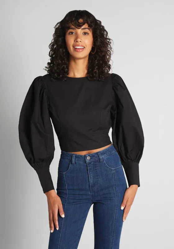 Such a Doll Cropped Blouse sold by Modcloth