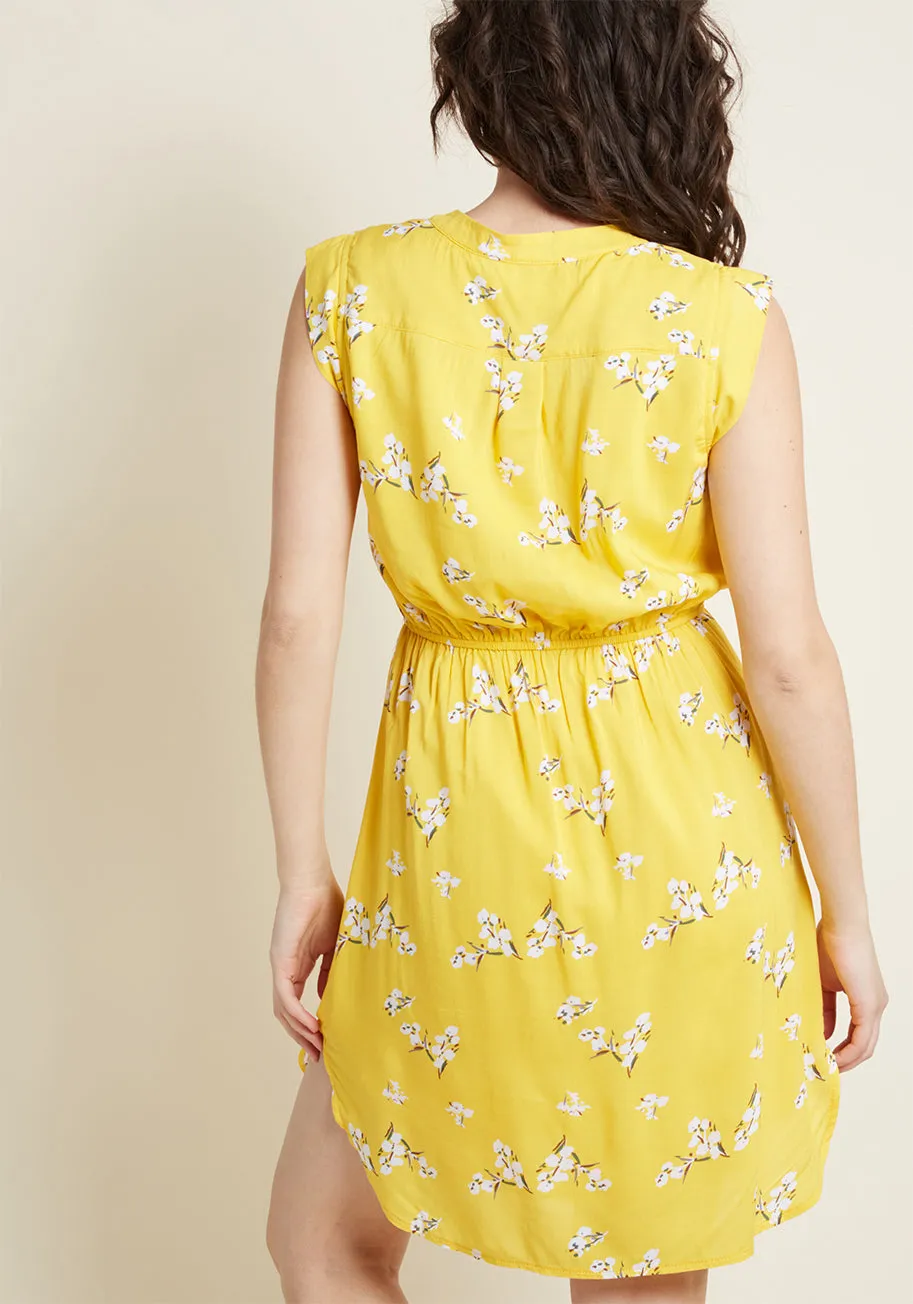 A Way With Woods Sleeveless Shirt Dress in Sunshine sold by Modcloth product image thumbnail 2